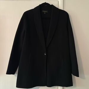 Soft black wool Talbots blazer